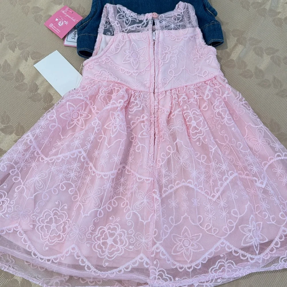 Rare Editions 2 Piece Vest & Dress. Size 3T